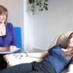 Hypnotherapy with a client Hypnotherapy with a client