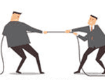 The mind pulling in opposite directions 