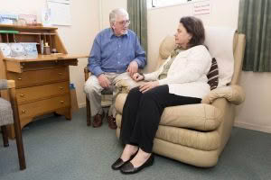 Roger Saxelby at Alpha Hypnosis with a client