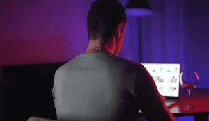Man with porn dependency online